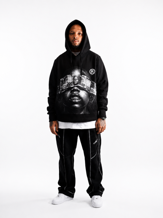 MANDELA MONEY HOODIE "BLACK"